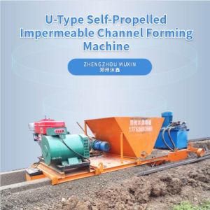 U-Type Self-Propelled Impermeable Channel Forming Machine