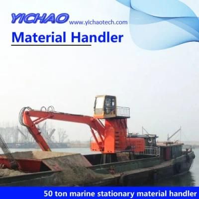 32ton Material Handling Equipment China Logging Grab Machine with Wood Grab for Sale