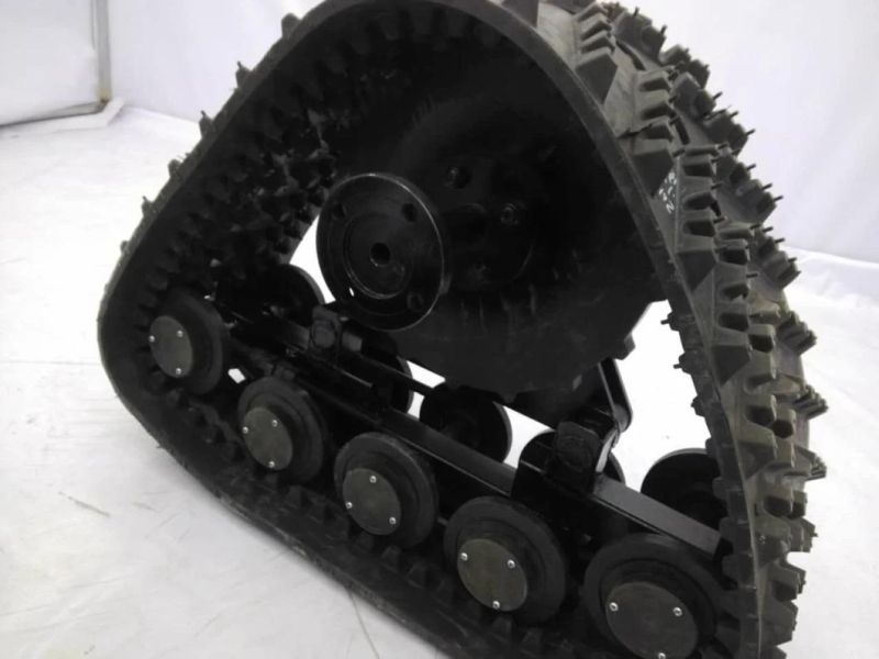 Rubber Track System/Assembly for Tractor, Bulldozer, Motorbike with Payload 800kg