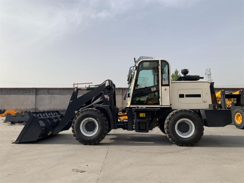 1.2/1.8/2 Ton Ultra-Low Profile Wheel Loader, Small Forklift for Basement, Mini Wheel Loader