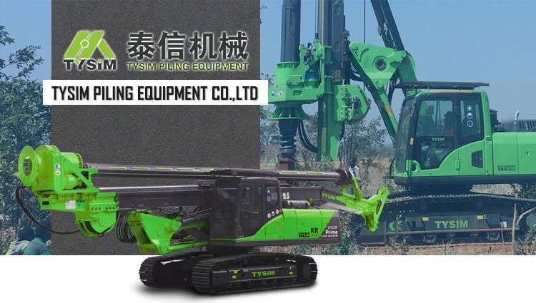 Tysim Kr300e Piling Machine Hydraulic Rotary Drilling Rig