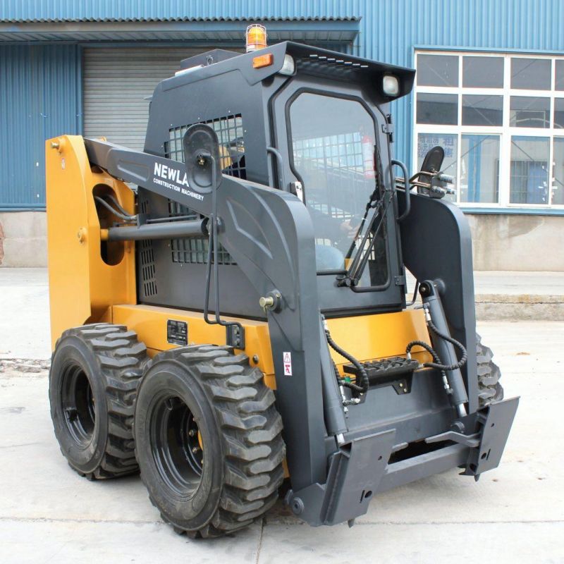 China 85HP Newland W785 Wheel Skid Steer Loader for Sale with Rated Load 1050kg