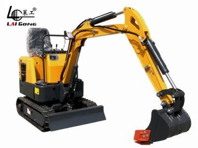 Lgcm Laigong Mini Excavator LG13 Mini Crawler Diesel Excavator