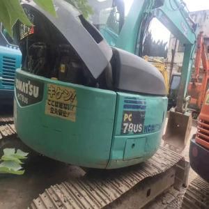 7.8 Ton Mini Hydraulic Crawler Excavator PC78us/ Used Japan Excavator Komatsu78us Running Well