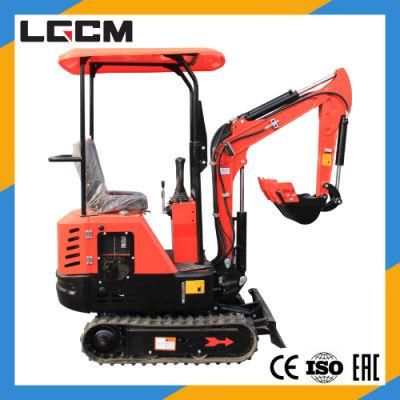 Lgcm 1 Ton Hydraulic Rubber Mini Crawler Excavator