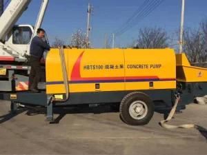 Small Portable Concrete Pump Price Trailer Diesel Power Concrete Pumps