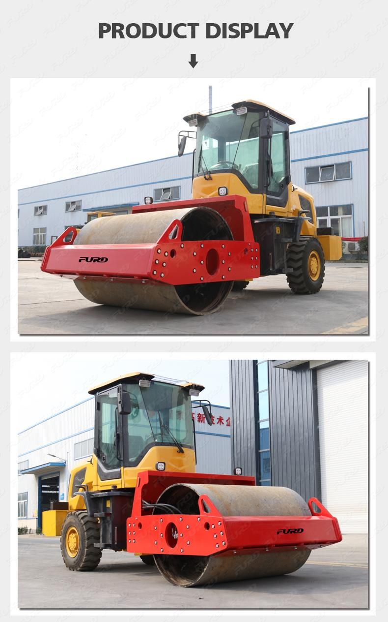 High Quality 6ton Single Drum Vibratory Compactor Road Roller for Sale