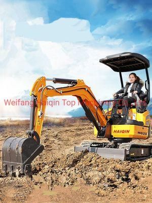 China Factory Haiqin Brand (HQ20) with Yanmar Engine Small Crawler Excavator