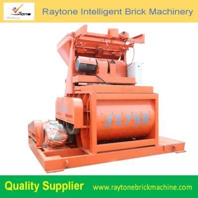 Js750 Mixer for Cement Hollow Block Making Machine