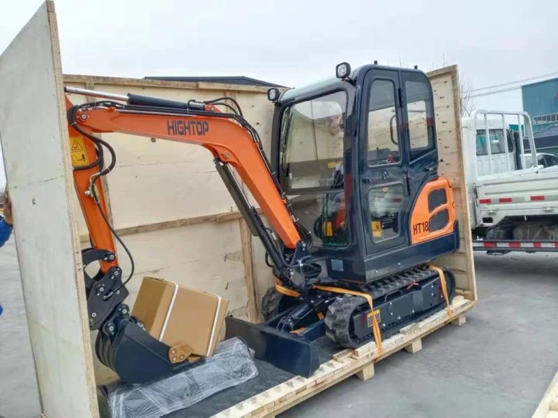 2021 Best 2ton Hydraulic Excavator Mini Excavator with CE/ISO/EPA Certification 0.04cbm Capacity Bucket