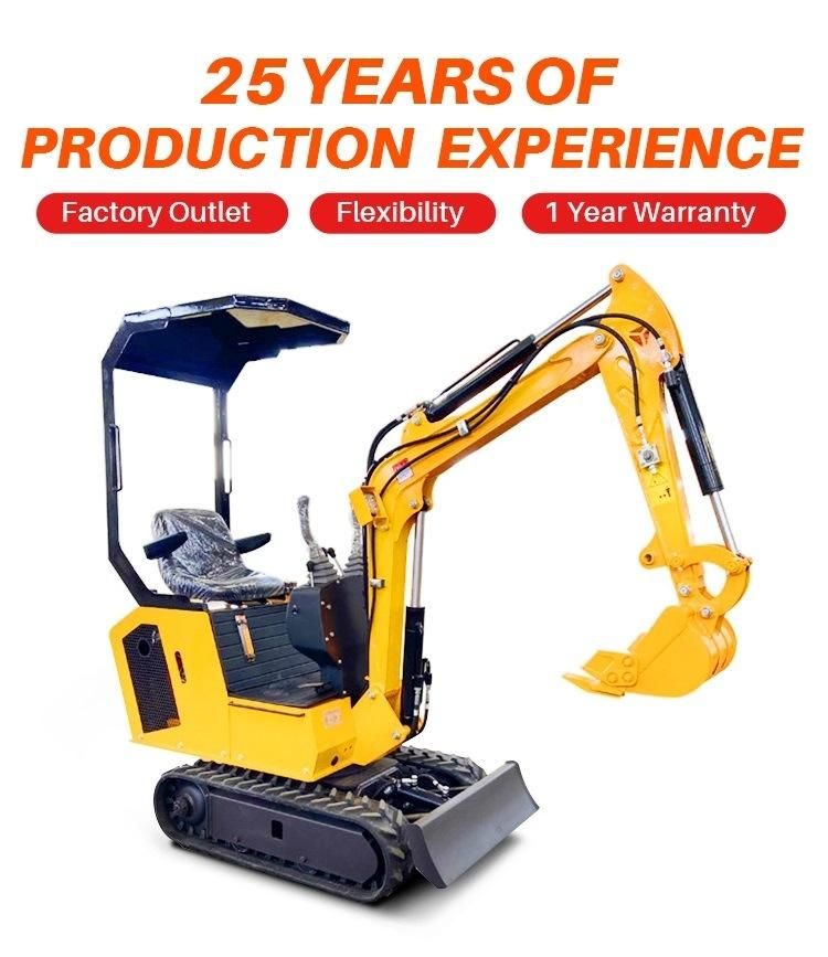 Cheap Price Chinese Mini Excavator Small Digger Crawler Excavator 1ton 2 Ton for Sale