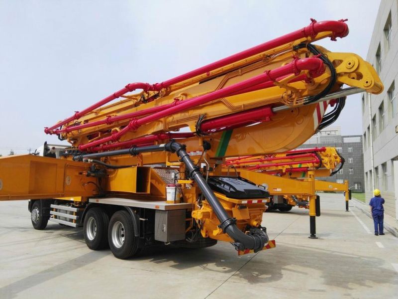 Truck Mounted Concrete Pump 37m Hb37V Cement Pump