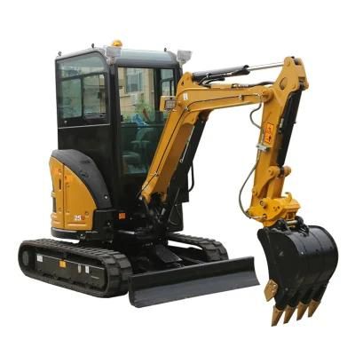 Factory Forwin Small Crawler Excavator 2.7 Ton Fw25u Cabin with CE and Leveling Bucket 800mm/Digger for Sale