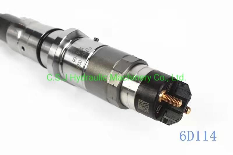 PC300-8 Excavator 6D114 Diesel Engine Parts Fuel Injector 0445120236/6745-11-3102/5263308