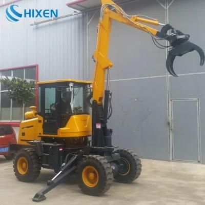 New Mini Bucket Teeth Walk Behind Wheel Excavator Supplier