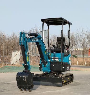 Hot Sale in Europe 1 Ton 1.8ton 2ton 2.5ton 3ton Mini Tailless Excavator