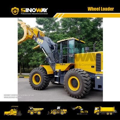 Skid Steer Wheel Loader Sinoway 3.5 Cum Shovel Loader