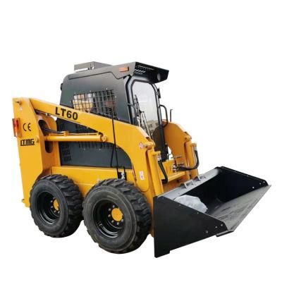 Ltmg 850kg Skid Steer Loader 60HP with Various Attachments