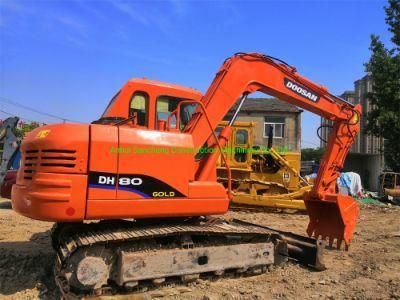 Used 8 Ton Hydraulic Mini Excavator Doosan Dh80 Crawler Excavator