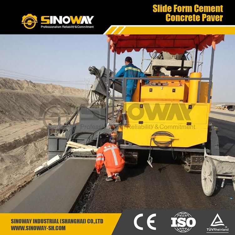 Concrete Slipform Paver Cement Paver for Curbstone