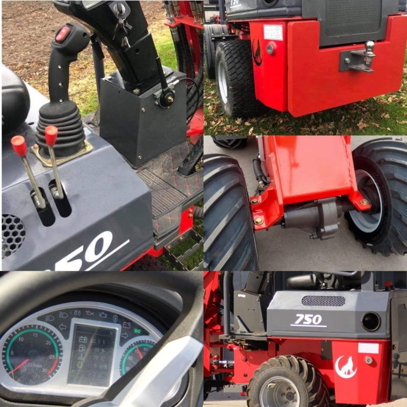 China 600kg Farm Agricultural Front End Bucket Small Mini Wheel Loader