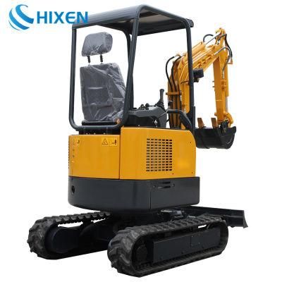 High Quality 2 Ton Mini Micro Hydraulic Backhoe Tractor Digger Bucket Excavators with Yanmar Engine and Zero Tail Swing Boom for Sale
