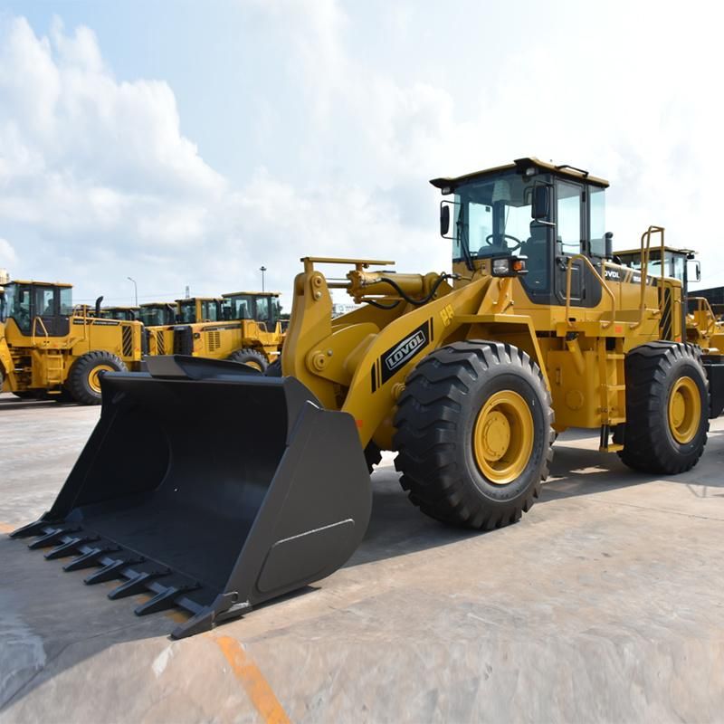 Construction Machine Foton Lovol 7ton Wheel Loader FL976h in Stock