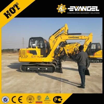 Liugong Mini 6 Ton Crawler Excavator Clg906D
