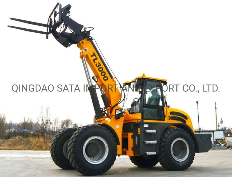 3.0ton Mini Wheel Loader with Telescopic Boom