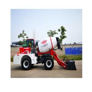 Automatic Feeding Small 3 Cubic Meters Self Loading Mobile Concrete Mixer Truck