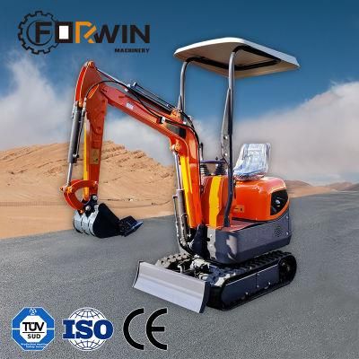 1 Ton Hydraulic Excavator Fw10b Mini Excavator 1 Ton Euro V Engine Excavator with CE