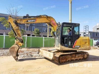 Used Mini Medium Backhoe Excavator Sany Sy75c Construction Machine Second-Hand