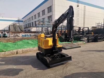 Hot Sale 1.5ton Mini Excavator/Mini Pelle with Hydraulic Joystick