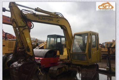 Used Sumitomo Sh60 Small Excavator, 0.3cbm Excavator, Used Semi-Auto Sumitomo Mini Excavator Sh60