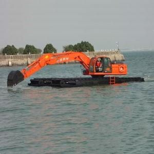 Amphibious Excavator 20 Ton Excavating Machinery Undercarriage Pontoon