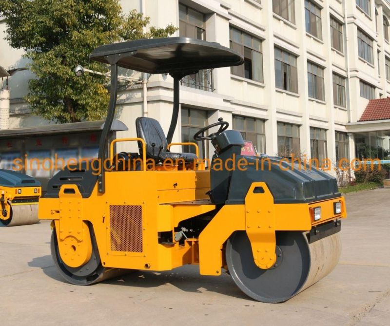 4 Ton Double Drum Vibratory Road Roller Good Quality Yzc4