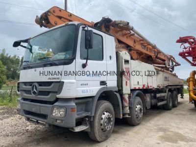 Large Theorical Output Concrete Pump Truck 52m Lifting Boom