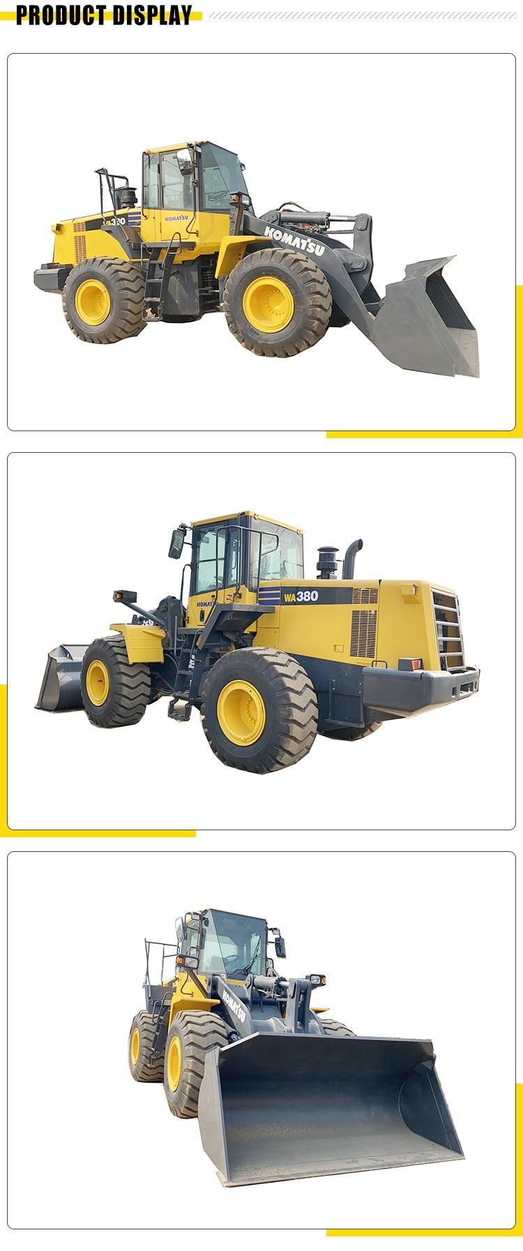 Used Mining Machine Earth Moving Equipment Good Condition Komatsu Front Loaderwa380-3 Wa380-6 High Quality Used Komatsu Wa380 Wheel Loader