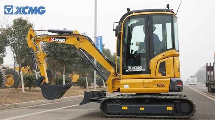 XCMG Official Hydraulic 3 Ton Mini Small Digger Excavator Xe35e Price for Sale