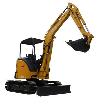 4.5 Ton Retail Applicable Industries Excavator