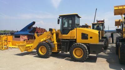 Promotion China Brand Ucarry Mini Machine 2 Ton Front Wheel Loader Rock Loader with Standard Scraper Bucket