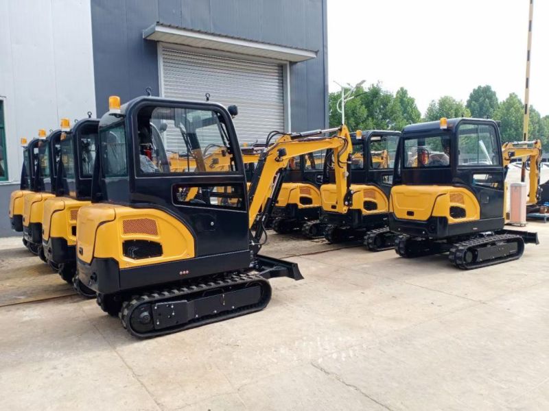 1.8 Ton New Mini Excavator with Japan Engine and Rubber Track or Steel Track