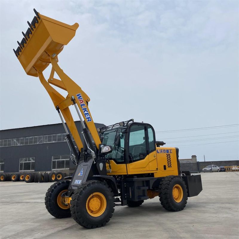 1.2/1.8/2 Ton Ultra-Low Profile Wheel Loader, Small Forklift for Basement, Mini Wheel Loader