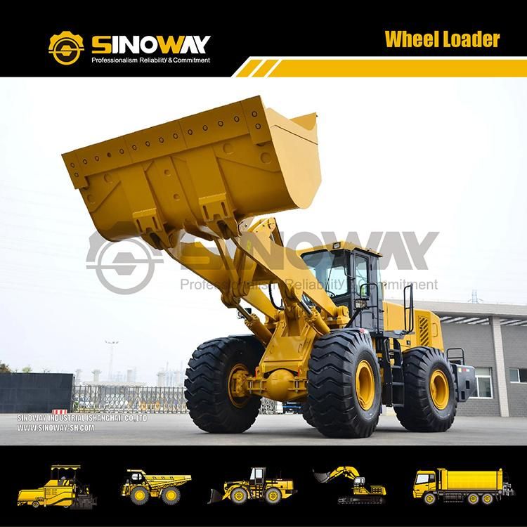 China Mini Wheel Loader 7t 220HP Shovel Wheel Loader for Sale