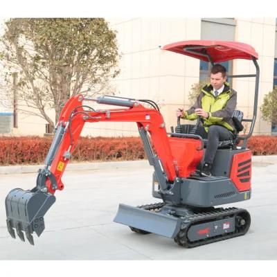 High Operating Efficiency 1.5t Mini Excavator Small/Mini Digger for Garden