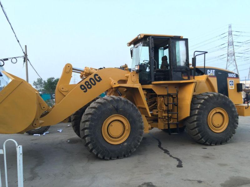 Used Ming Work Machine Earth Moving Construction Equipment Good Condition 8 Ton Secondhand Caterpillar Wheel Loader 9808 980c 980f 980h 980g