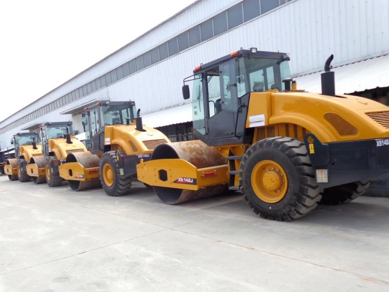 Top Quality 12ton Mechanical Road Roller Xs123h with Single Steel Wheel