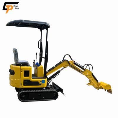 China Cheap New Machine for Sale Micro Small Mini Sunward Excavator 1 Ton 1.2 Ton 1.5 Ton 1.7t 2 Ton and Attachments Prices