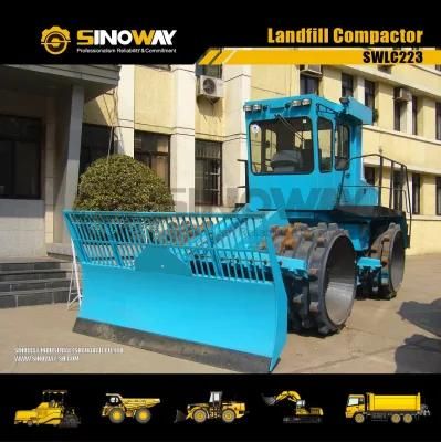 Waste Handling Equipment 23 Ton Refuse Rammer Compactors for Sale