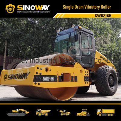 16 Ton Vibrating Asphalt Roller Compactor Sinoway Vibratory Soil Compactor